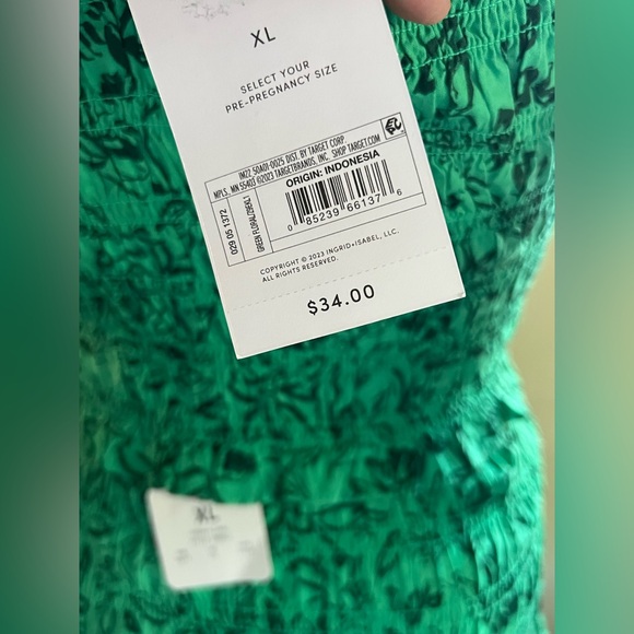 Ingrid & Isabel Teal Floral A-Line Skirt Set - Picture 7 of 7